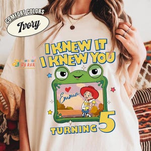 I Knew It I Knew You Were Turning 5 Shirt, Toy Story 5 Shirt, You've Got A Friend In Me Tee, Disneyland Toy Story 5 Birthday Shirt image 2