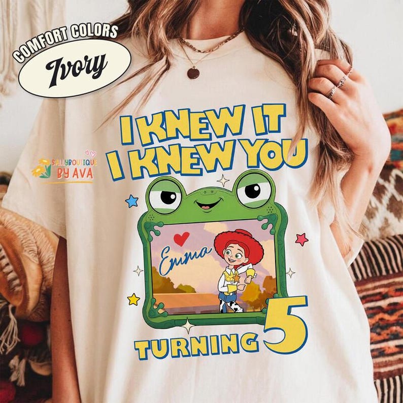 I Knew It I Knew You Were Turning 5 Shirt, Toy Story 5 Shirt, You've Got A Friend In Me Tee, Disneyland Toy Story 5 Birthday Shirt image 2