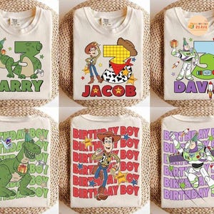 Disneyland Toy Story Birthday shirts, Disneyland Birthday Squad Crew Boy Girl shirts, Toy Story Birthday Family Shirt, Birthday Party afbeelding 2
