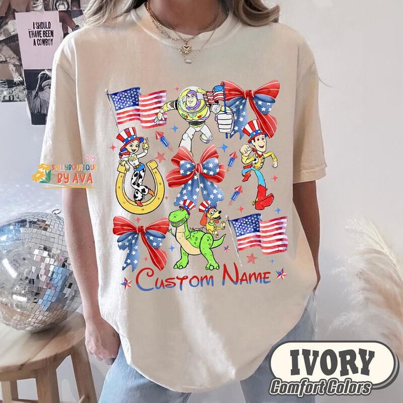 Disneyland 4th of July Toy Story Shirt, Disneyland Family Shirt, DisneyTrip Shirt, Disneyworld 4th of July Shirt, Independence Day image 6