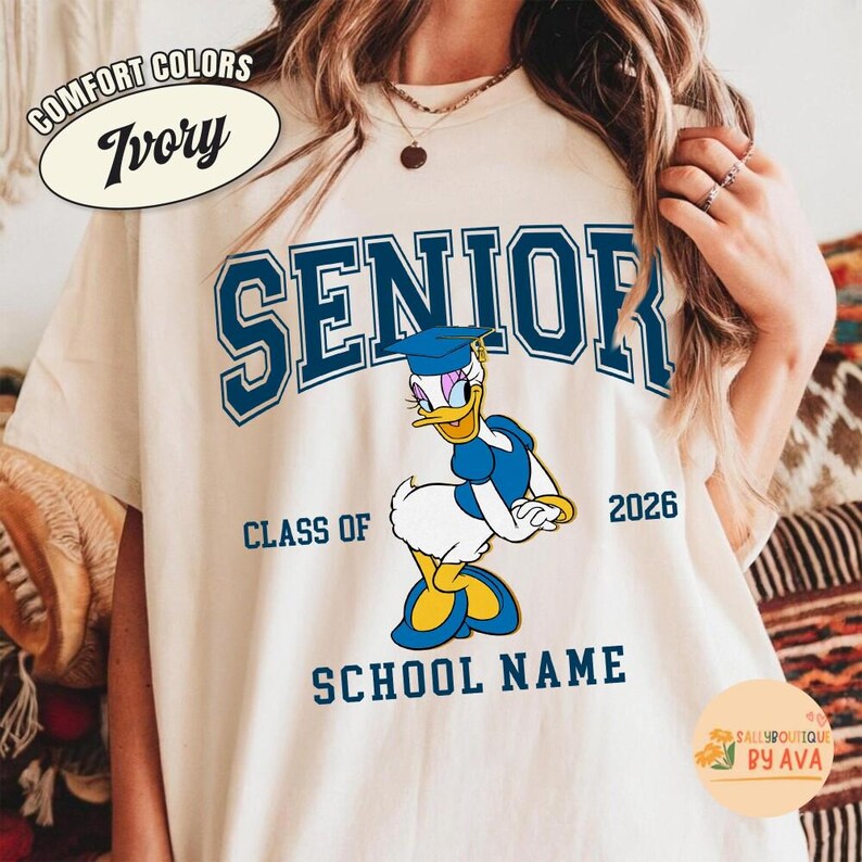 Personalized Mickey and Friends Disneyland Graduation Shirts, Custom Gift for Graduate, Disneyland Grad Family Trip shirt, Class of 2026 画像 6