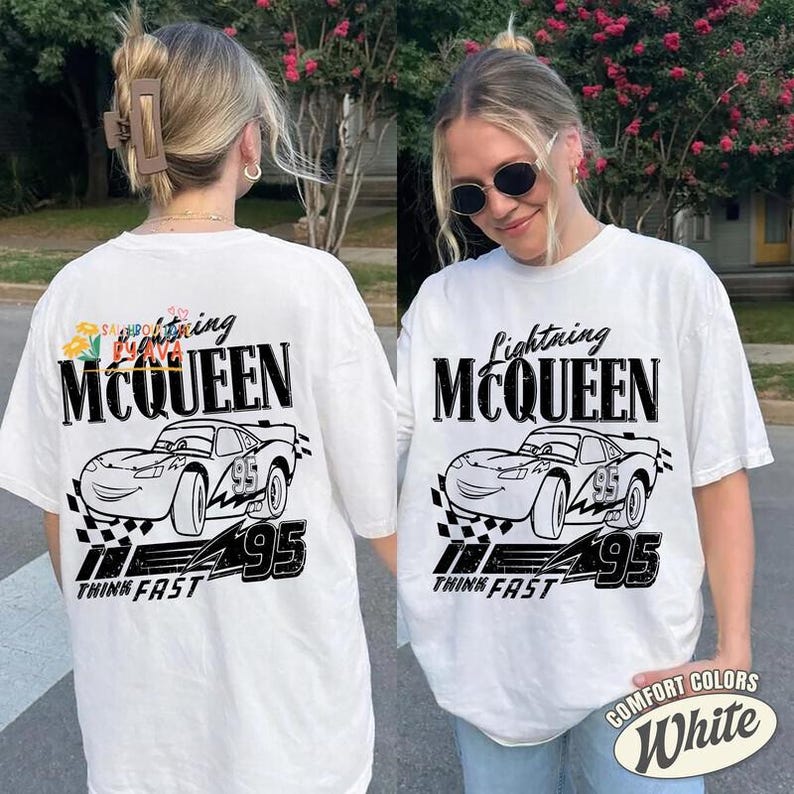 Vintage Lightning Mcqueen Comfort Shirt, Disneyland Cars Shirt, Disneyland Pixar Cars Shirt, Cars Family Vacation 2026 Tee, Cars land shirt image 2