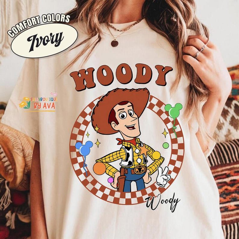 Custom All Disneyland Pixar Toy Story Checkered Shirt, Woody Buzz Jessie Rex Lotso, Family Vacation Tee, Personalized Group Matching Tee image 4