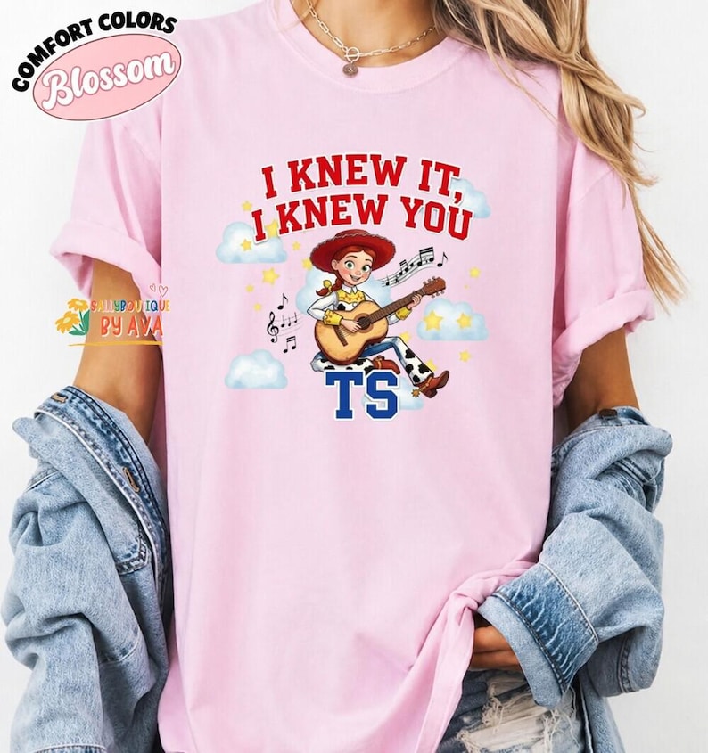 Disneyland Toy Story 5 I Knew It, I Knew You Music Shirt, Toy Story 5 Movie 2026, Jessie Toy Story 5 Inspired Shirt image 4