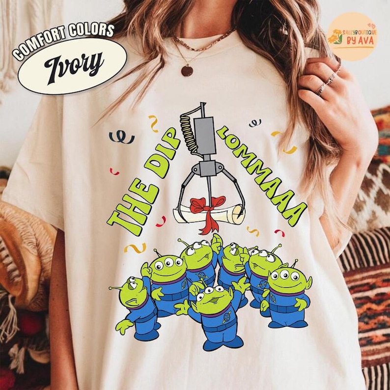Disneyland Aliens Toy Story The Diploma Graduation 2026 Comfort Colors T-shirt, Graduate Shirt, Graduate Senior Gifts, 2026 Trip Matching Bild 1