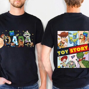Custom Toy Story 5 Mommy Daddy Shirt, Mom Dad Life Tee, Dad and Mom Shirt, Mother Father Gift, Lilypad Buzz Woody Disneyland Family Trip Bild 3