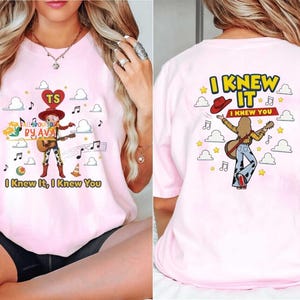 Disneyland Pixar Toy Story 5 I Knew It I Knew You Shirt, Toy Story 5 Inspired Shirt, Jessie Cowgirl I Knew It I Knew You Inspired Tshirt image 2