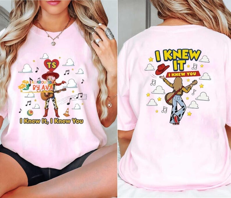 Disneyland Pixar Toy Story 5 I Knew It I Knew You Shirt, Toy Story 5 Inspired Shirt, Jessie Cowgirl I Knew It I Knew You Inspired Tshirt image 2