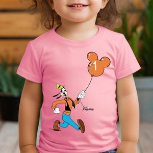 Custom Disneyland Birthday Ballon Shirt, Best Birthday Ever, Disneyland Birthday Boy Girl,Birthday Squad, Mickey & Friends Birthday Trip Tee image 3