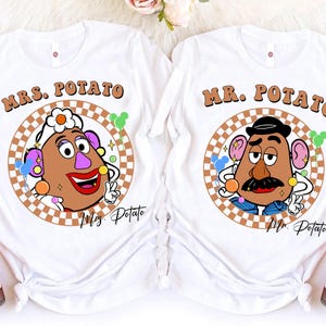 Disneyland Pixar Toy Story Checkered Shirt, Vintage Slinky Woody Buzz Jessie Rex Lotso Disneyland Family Vacation Tee, Disneyland Birthday image 3