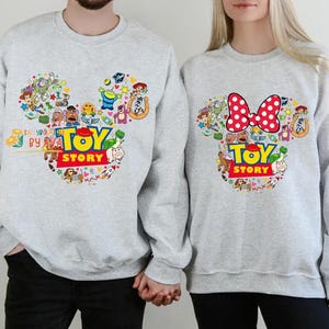 Personalized Toy Story Matching Shirt, Disneyland Mickey Minnie Ears Shirt, Toy Story Couple Shirt, Disneyland Couple Shirt, Birthday Shirt 画像 3