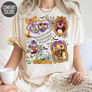 Camiseta Comfort Colors® Coquette de Toy Story para Halloween, Camiseta de Disneyland para Halloween, Camiseta vintage de Toy Story, Fiesta de Mickey No Tan Aterradora 2026 imagen 1