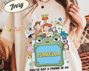 Custom Toy Story 5 Movie Shirt, Lilypad Buzz Lightyear Woody Jessie Toy Story Land You've Got a Friend In Me, Disneyland Group Shirt