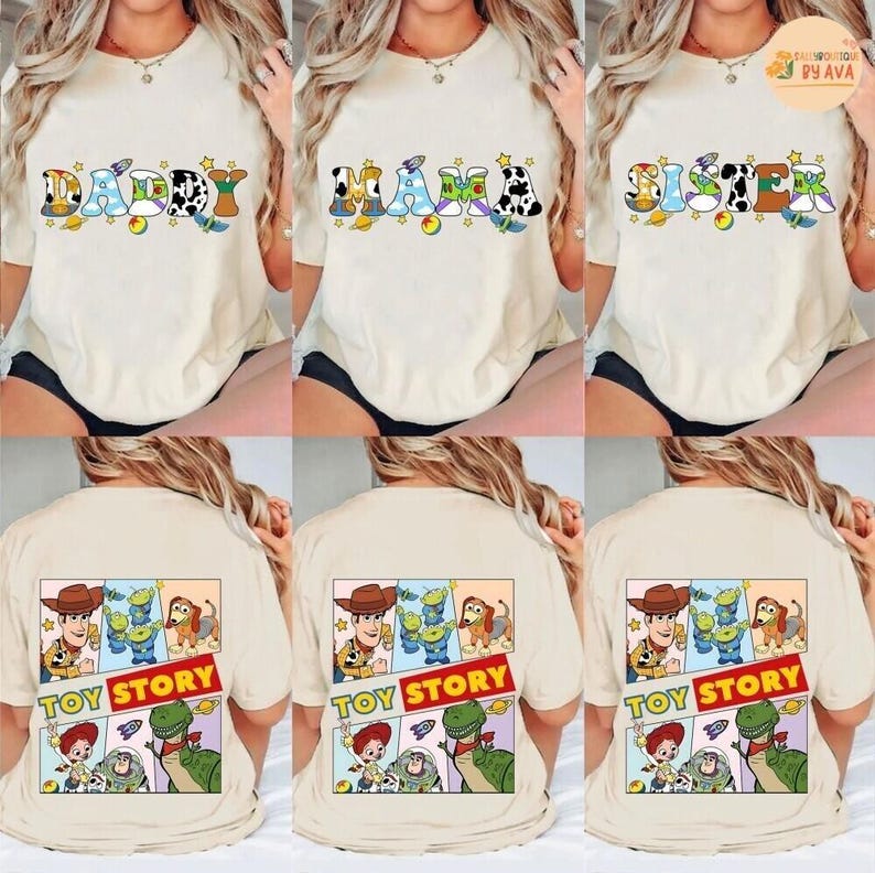 Toy Story Mommy Daddy T-Shirt, Disneyland Mom Dad Life Tee, Dad and Mom Shirt, Mother and Father Gift Shirt, Disneyland Family Trip Shirt image 2