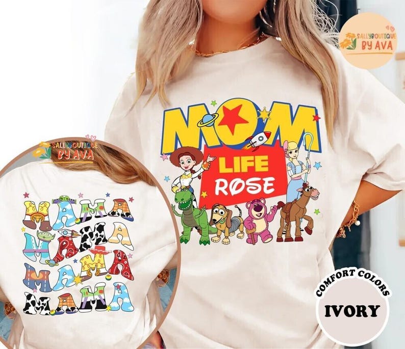 Disneyland Toy Story Mom Dad Life Shirt, Toy Story Dad Tee, Toy Story Family Tee,Toy Story Mom Shirt, Gift For Dad, Gift For Mom, Couple Tee image 6