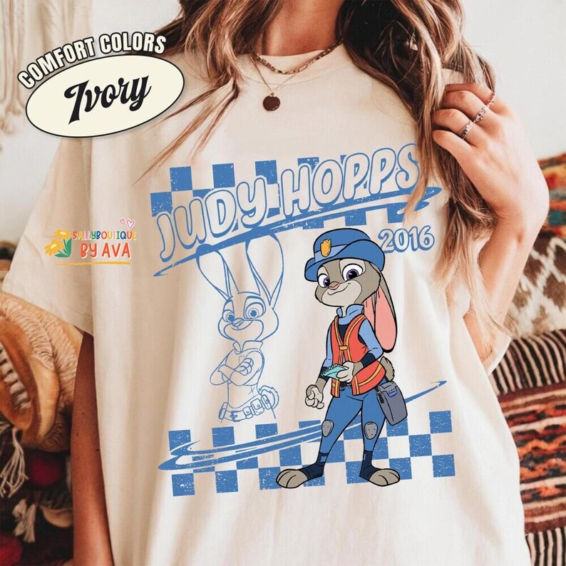 Retro Disneyland Pixar Toy Story Zootopia Peter Pan Tinker Bell Nemo All Characters Checkered Signature Shirt, Personalized Group Matching image 5