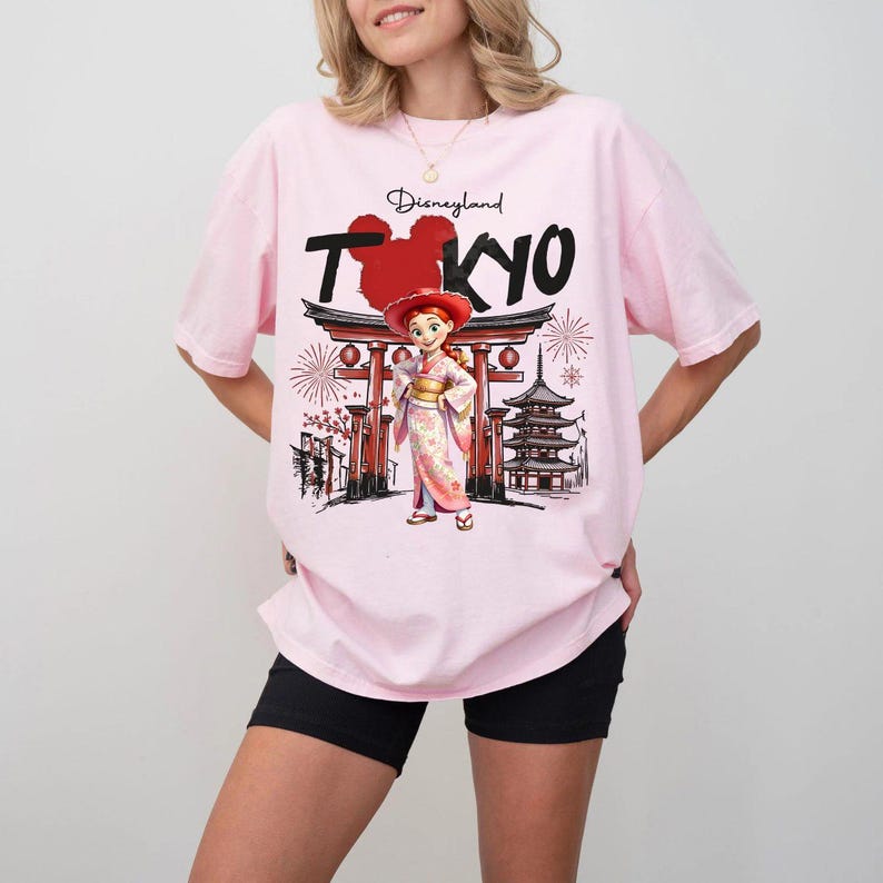 Tokyo Disneyland Toy Story Kimono Shirt, Tokyo Family Trip Tee, Disneyland Matching Shirts, Japan Vacation Girl Trip Tee, Personalized Shirt image 4