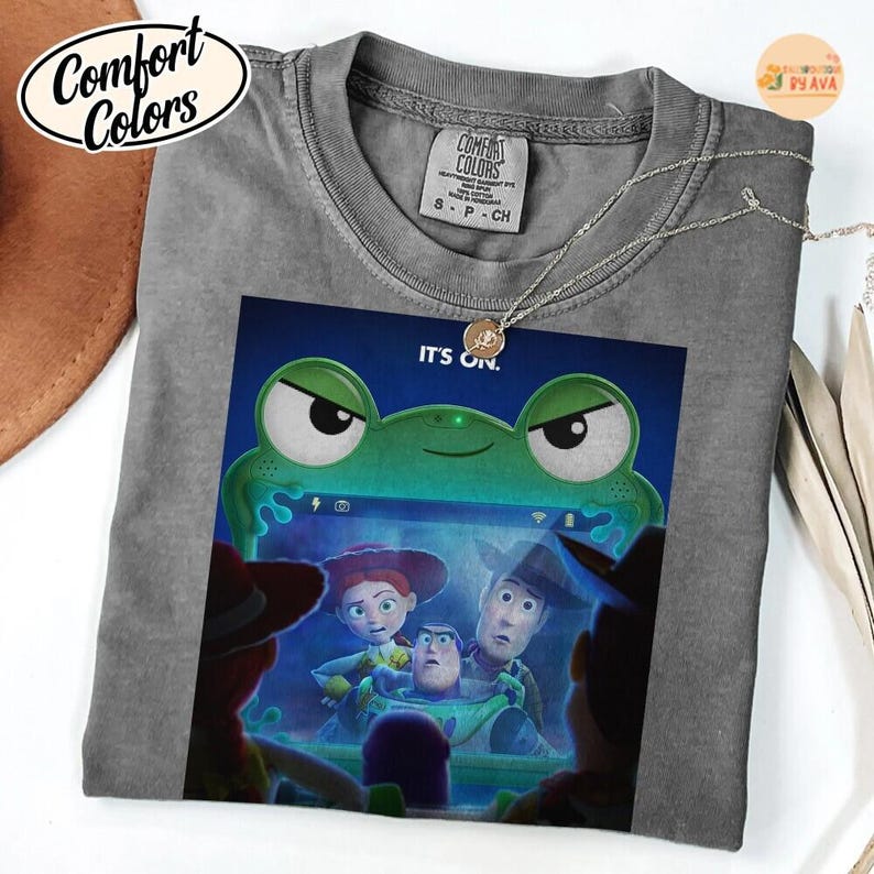 Disneyland Pixar Toy Story 5 Shirt, Lilypad Toy Story Shirt, Woody Buzz Lightyear Jesie Lilypad Shirt, Disneyland Group Matching Shirt image 4