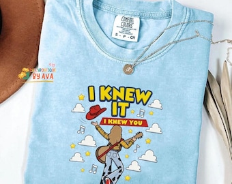 Comfort Colors I Knew It, I Knew You Toy Story 5 TS T-Shirt, Tay Story 13 Cloud Summer Beach Shirt, Gift For Music Fan, TS 2026 Tshirt