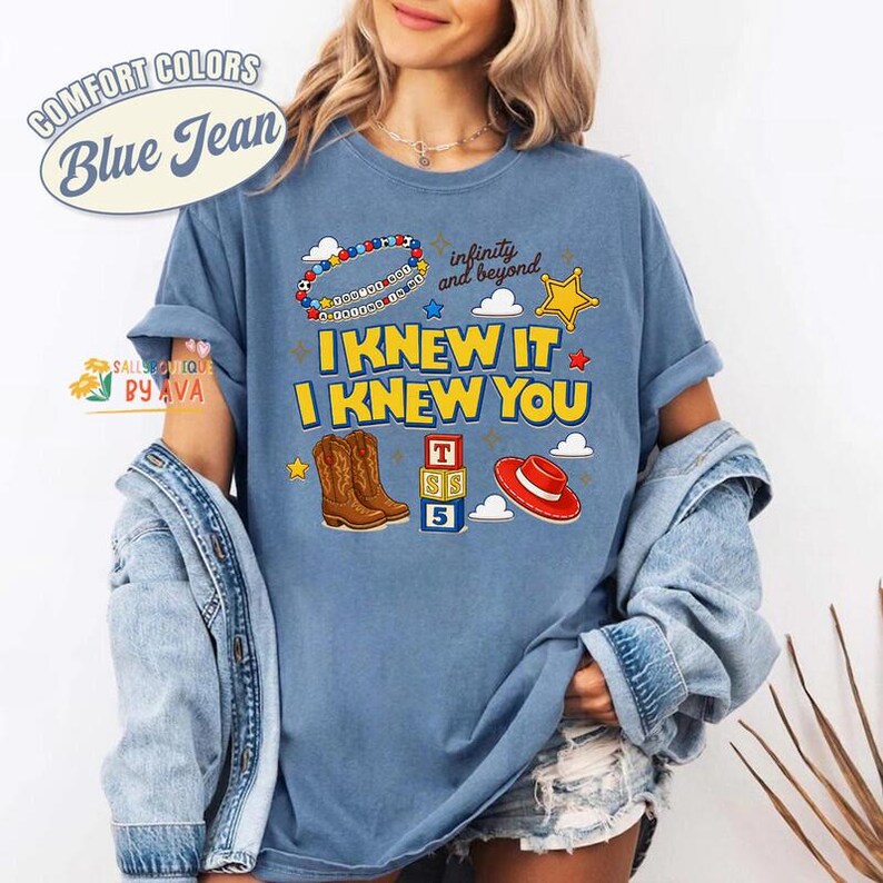 Toy Story 5 I Knew It I Knew You Friendship Shirt, Comfort Colors Disneyland Pixar Toy Story 5 Inspired Shirt, Disneyland Friends Shirt image 2
