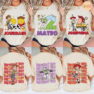 Disneyland Toy Story Birthday shirts, Disneyland Birthday Squad Crew Boy Girl shirts, Toy Story Birthday Family Shirt, Birthday Party immagine 1
