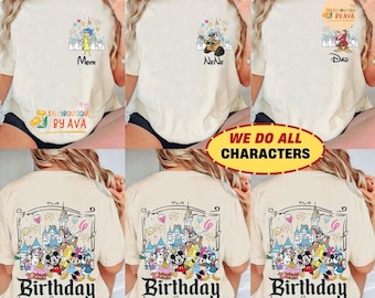Custom All Disneyland Birthday Shirt, Best Birthday Ever, Disneyland Birthday Boy Girl, Birthday Squad, Mickey and Friends Birthday Trip Tee