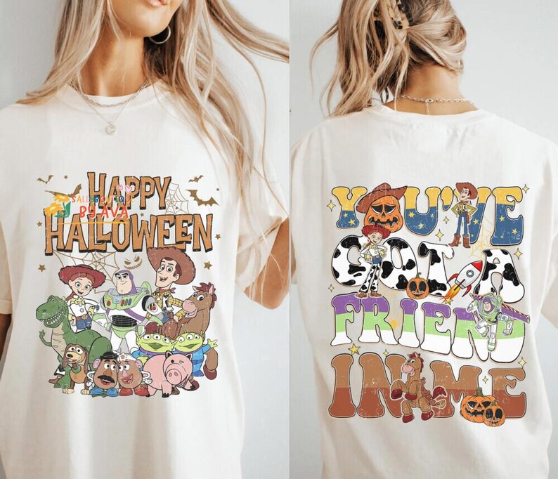 Comfort Colors® Toy Story Skeleton Halloween Shirt, Disneyland Toy Story Halloween Shirt, Toy Story Skeleton Shirt, Halloween Party 2026 Te image 2