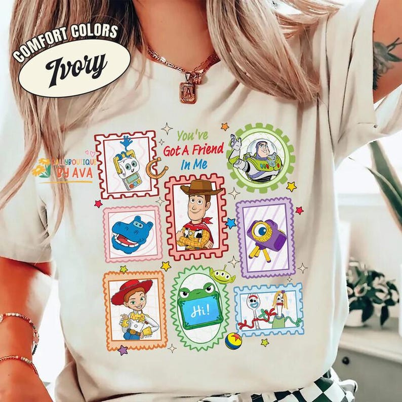 Toy Story 5 Shirt, You've Got A Friend In Me Tee, Disneyland Pixar Woody Buzz Etch Lenny Mr Spell Lilypad, Family Vacation 2026 Trip Shirt image 5