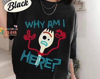 Camiseta de Forky de Toy Story, Sudadera de Toy Story "Forky, ¿por qué estoy aquí?", Camiseta de personajes de Toy Story "Forky", Camiseta "Soy basura", Regalo de la película Toy Story