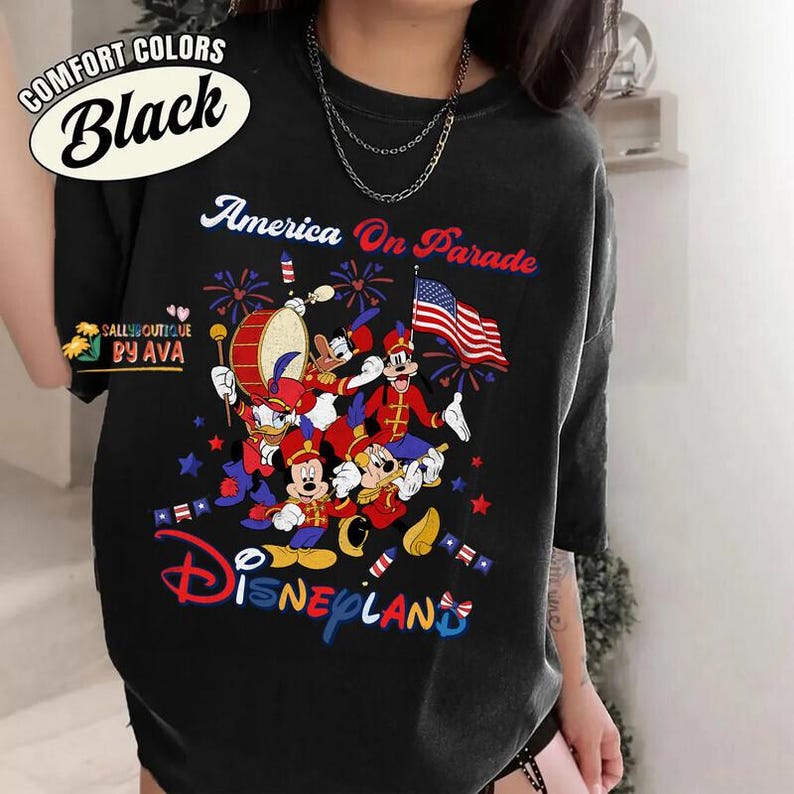 Retro Disneyland America Mickey 4th Of July Shirt, America 4th Of July Shirt, America Parade 250th Shirt, Happy Independence Day 2026 image 3