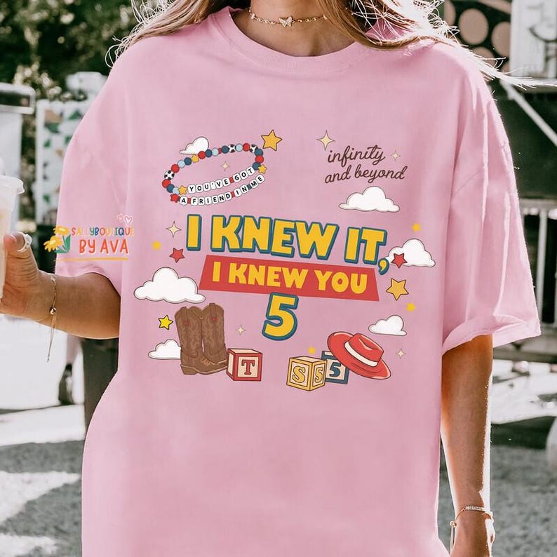 Toy Story 5 Friendship I Knew It I Knew You,Toy Story 5 Movie Tee, To Infinity And Beyond, You've Got A Friend In Me, Toy Story Land image 6