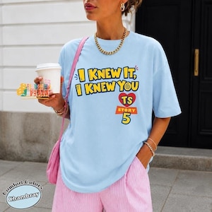 Disneyland Pixar Toy Story 5 I Knew It I Knew You Shirt, Toy Story 5 Inspired Shirt, I Knew It I Knew You Inspired Tshirt image 1