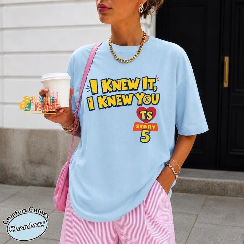 Disneyland Pixar Toy Story 5 I Knew It I Knew You Shirt, Toy Story 5 Inspired Shirt, I Knew It I Knew You Inspired Tshirt image 1