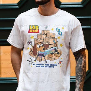 Toy Story Lab Week 2026 Shirt, Lab Story Med School Shirt, Phlebotomist Lab Assistant Clinical Laboratory Shirt, Medical Tech Mlt Mls image 4
