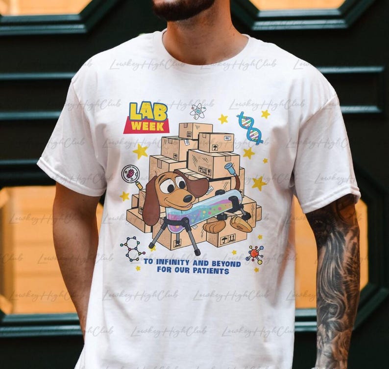 Toy Story Lab Week 2026 Shirt, Lab Story Med School Shirt, Phlebotomist Lab Assistant Clinical Laboratory Shirt, Medical Tech Mlt Mls image 4