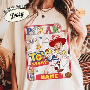 Custom Disneyland Pixar Toy Story 5 All Characters Shirt, Woody Buzz Lightyear Rex Lilypad Shirt, Personalized Group Matching Tee image 4