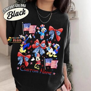 Camiseta de Disneyland Mickey y sus amigos para el 4 de julio, camiseta familiar de Disneyland, camiseta de DisneyTrip, camiseta del 4 de julio, Día de la Independencia, camiseta del 250 aniversario imagen 3
