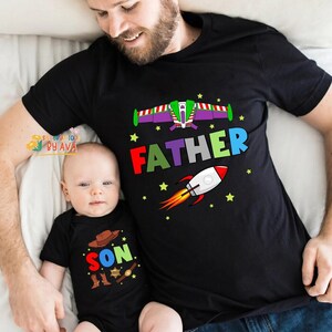 Toy Story Father And Son Matching Tees, Toy Story Dad And Daughter Matching Tee, Father's Day Gift, Family Shirts, Kids Toy Story Tee image 3