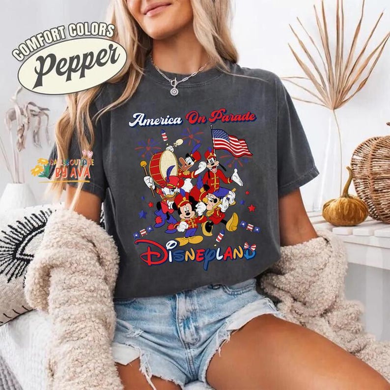Retro Disneyland America Mickey 4th Of July Shirt, America 4th Of July Shirt, America Parade 250th Shirt, Happy Independence Day 2026 image 2