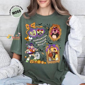 Camiseta Comfort Colors® Coquette de Toy Story para Halloween, Camiseta de Disneyland para Halloween, Camiseta vintage de Toy Story, Fiesta de Mickey No Tan Aterradora 2026 imagen 5