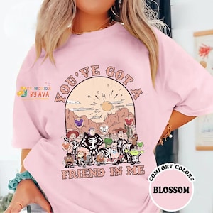 Vintage Toy Story Halloween Shirt, You've Got A Friend In Me, Toy Story Skeleton Shirt, Disneyland Halloween, Mickey's Not So Scary Shirt image 3