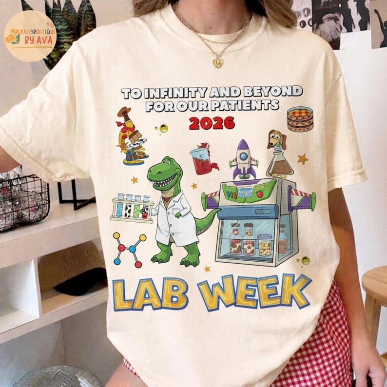 Funny Lab Week 2026 Shirt, Toy Story Inspired Lab Tech Tee, Medical Lab Scientist Graphic Shirt, Hematology Lab Week Gift,Group Lab Tee image 1