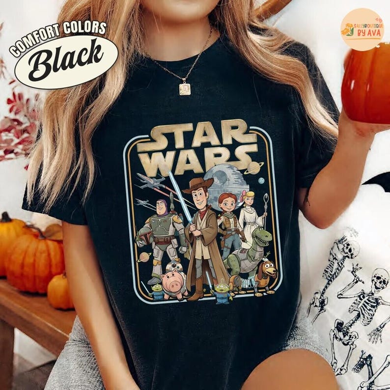 Disneyland Woody and Friends Starwars May The 4th Be With You Shirt, Toy Story Starwars, Galaxy's Edge Shirt, Woody Jessie Buzz Lightyear image 5