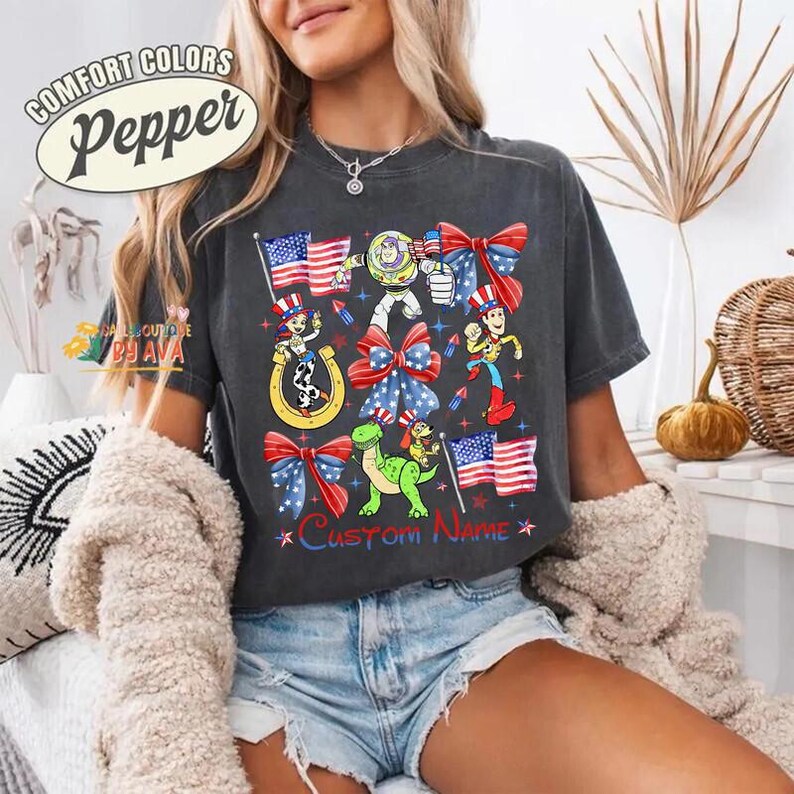 Disneyland 4th of July Toy Story Shirt, Disneyland Family Shirt, DisneyTrip Shirt, Disneyworld 4th of July Shirt, Independence Day image 3