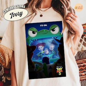 Disneyland Pixar Toy Story 5 Shirt, Lilypad Toy Story Shirt, Woody Buzz Lightyear Jesie Lilypad Shirt, Disneyland Group Matching Shirt image 1