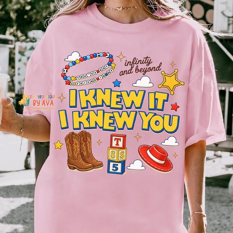 Toy Story 5 I Knew It I Knew You Friendship Shirt, Comfort Colors Disneyland Pixar Toy Story 5 Inspired Shirt, Disneyland Friends Shirt image 7