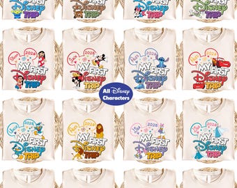 My First Disneyland Trip Shirt, Matching Disneyland Tees, Disneyland Vacation Family Shirts, Disneyland Tee, Disneyworld 1st Trip