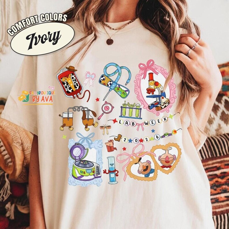 Toy Story Lab Week 2026 Group Matching Shirt, Laboratory Shirt, Chemistry Clinical Lab Scientist Gift, Chemist, Medical Tech, Lab Week 2026 image 3