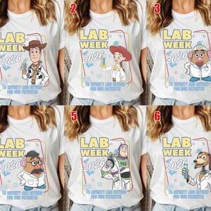 Lab Week 2026 Toy Story Shirt, Lab Story Science Team Tee, Funny Lab Week Outfit, Medical Lab Appreciation Shirt, Group Lab Tee image 5