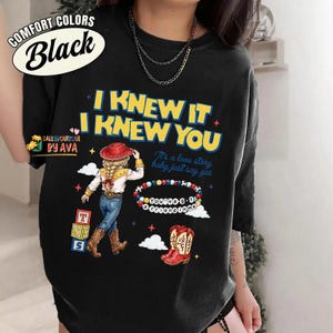 Comfort Colors I Knew It, I Knew You Toy Story 5 T-Shirt, Cowgirl Western Shirt, Disneyland Toy Story Tee, Toy Story 5 Friendship Shirt image 5